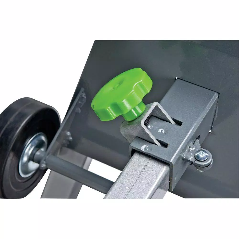 Genesis Heavy-Duty Folding Miter Saw Stand with Wheels and All-Steel Construction