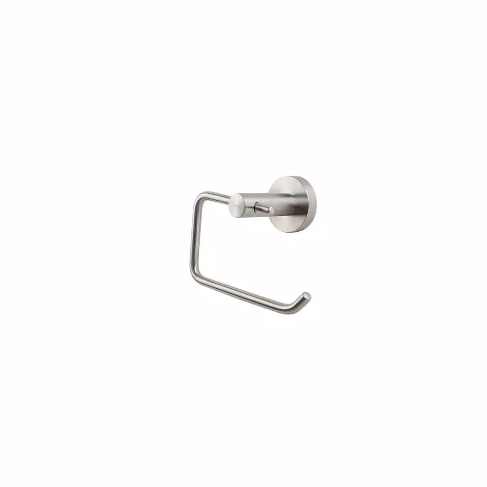 Lexora Bagno Nera Stainless Steel Toilet Paper Holder - Satin Nickel