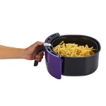 GoWISE USA 5.8 Qt. Plum Electric Air Fryer with 8-in-1 Functionality and Recipe Book thumbnail 7