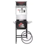 GREAT NORTHERN Top Star 12 oz. Commercial Quality Popcorn Machine with Cart, 1350W, Black thumbnail 1
