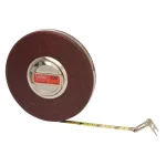 Lufkin Home and Shop 100 ft. Long Tape Measure, 3/8 in. Yellow Clad Blade thumbnail 1