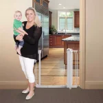 Dreambaby Chelsea Auto-Close Security Gate with Extensions, White, 29.5 in. H thumbnail 4