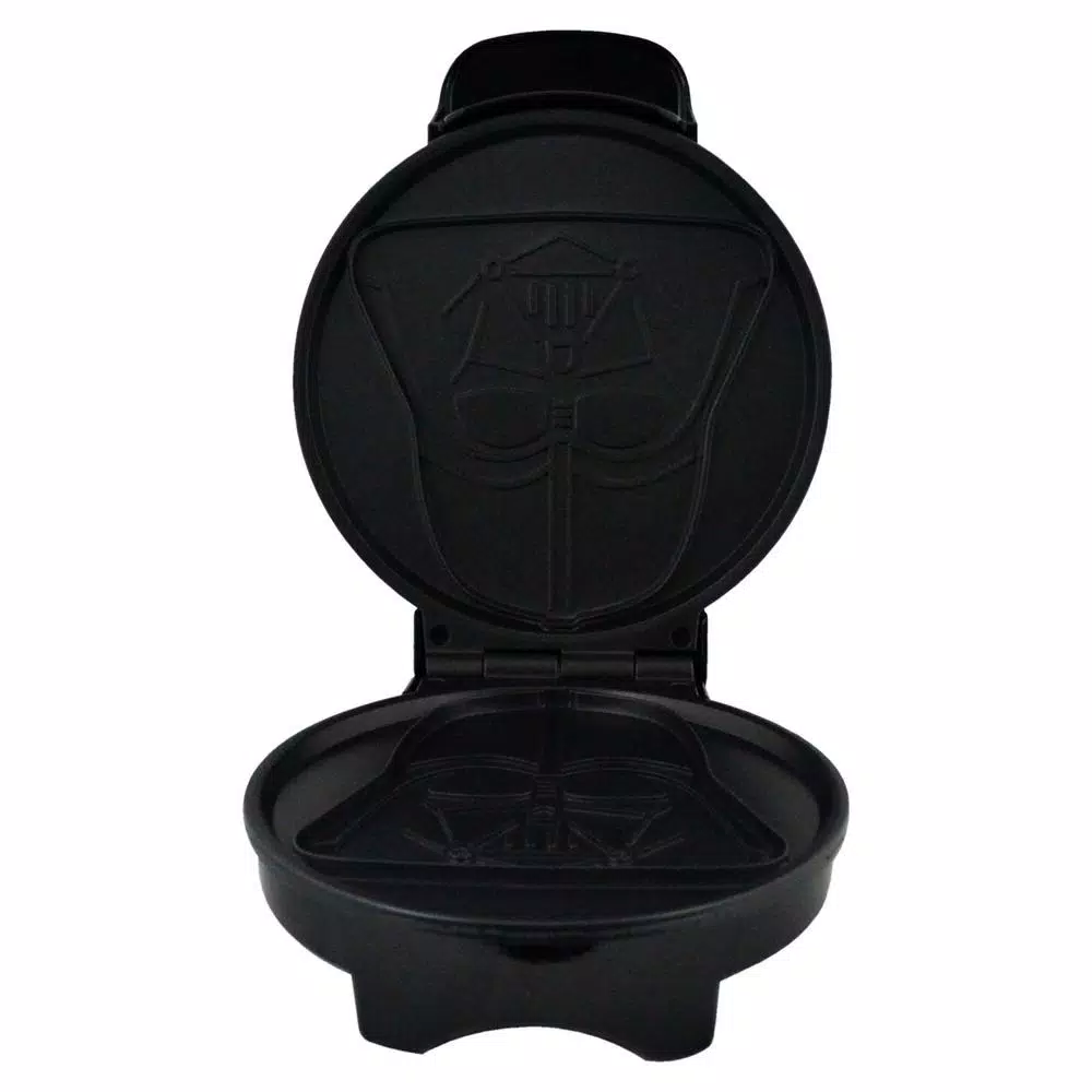 Uncanny Brands Star Wars Darth Vader American Waffle Maker, Black Stainless Steel