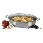 Cuisinart CSK-150 12 in. x 15 in. Stainless Steel Non-Stick Electric Skillet thumbnail 2