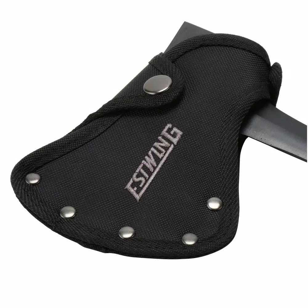 Estwing GEDORE 14 in. Sportsmans Axe with Genuine Leather Grip and Steel Sheath