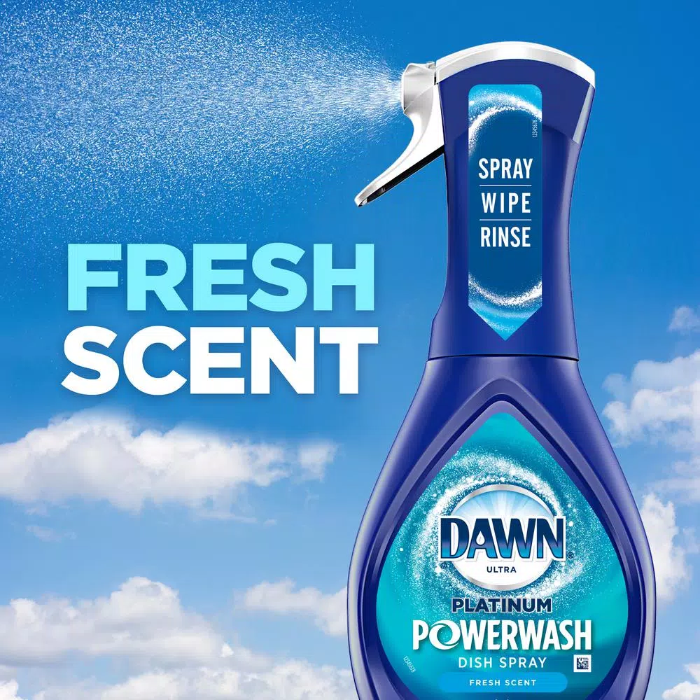Dawn Platinum Powerwash Dish Spray, Fresh Scent, 16 oz.