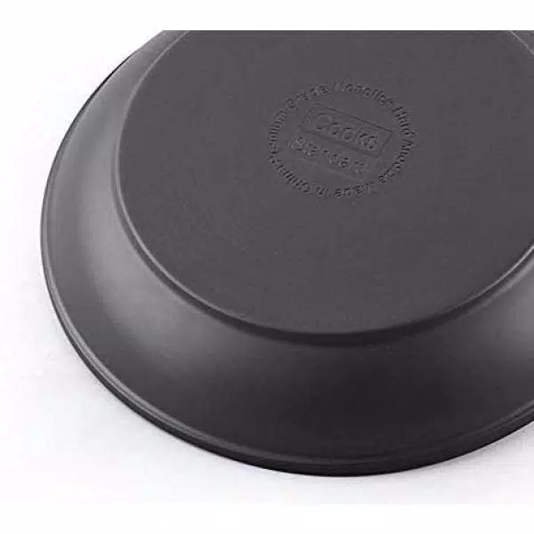 Cook N Home 6 Qt. Hard-Anodized Aluminum Nonstick Casserole Dish with Glass Lid, Black