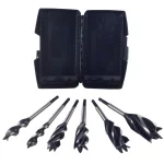 BLU-MOL Xtreme Power 6-Piece Wood Boring Twist Drill Bit Set, High Speed Steel thumbnail 1