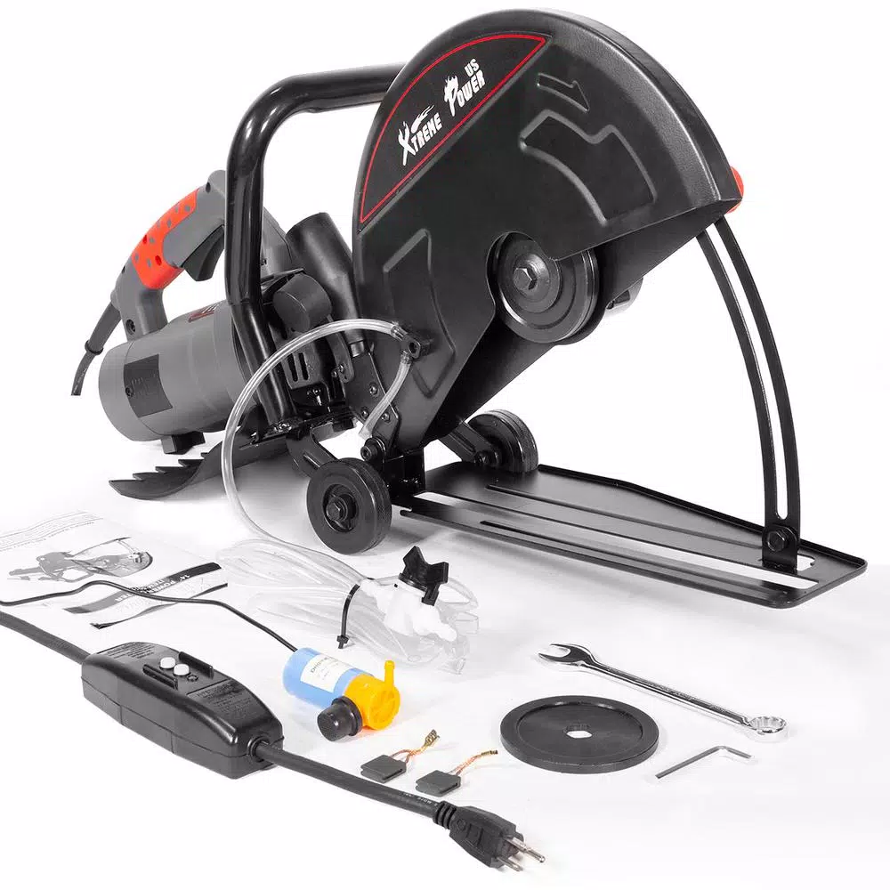 XtremepowerUS 14 in. 15 Amp Portable Corded Circular Concrete Saw