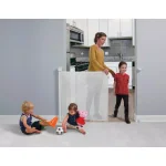 KidCo Safeway Retractable Wall Mounted Baby Gate, 33.5 in. H, White thumbnail 3