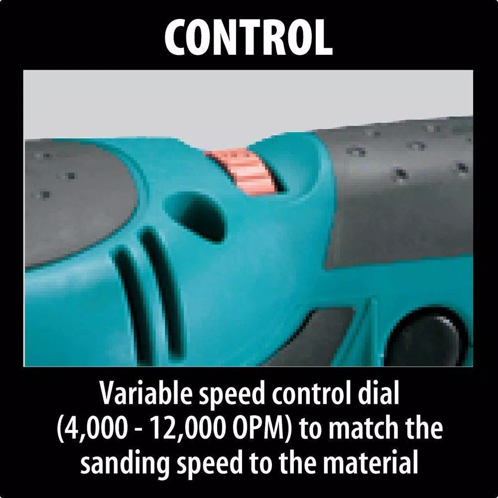 Makita BO5041 5 in. Corded Variable Speed Random Orbital Sander with Dust Bag