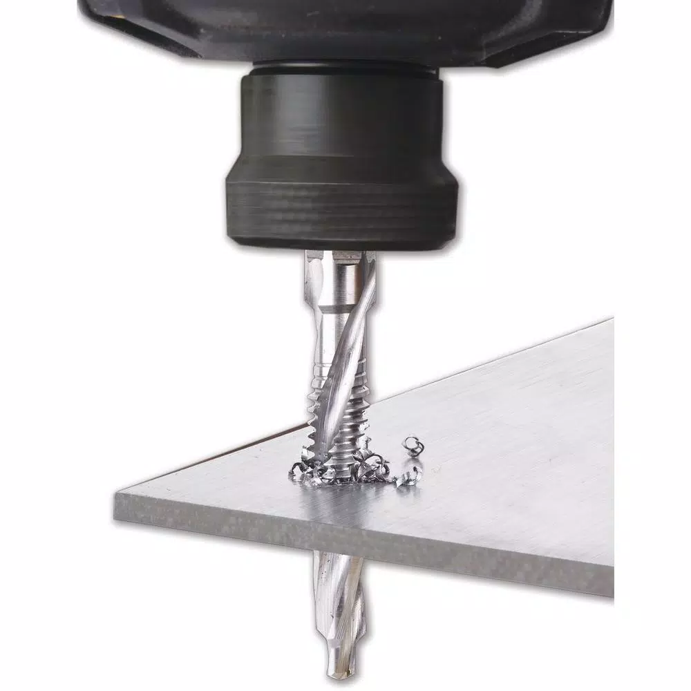 Ideal 6-Piece HSS Combination Drill/Tap Kit with Hex Shank