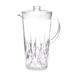 Q Squared Aurora 2.1 Qt. Crystal-Cut Tritan Pitcher, Clear thumbnail 1