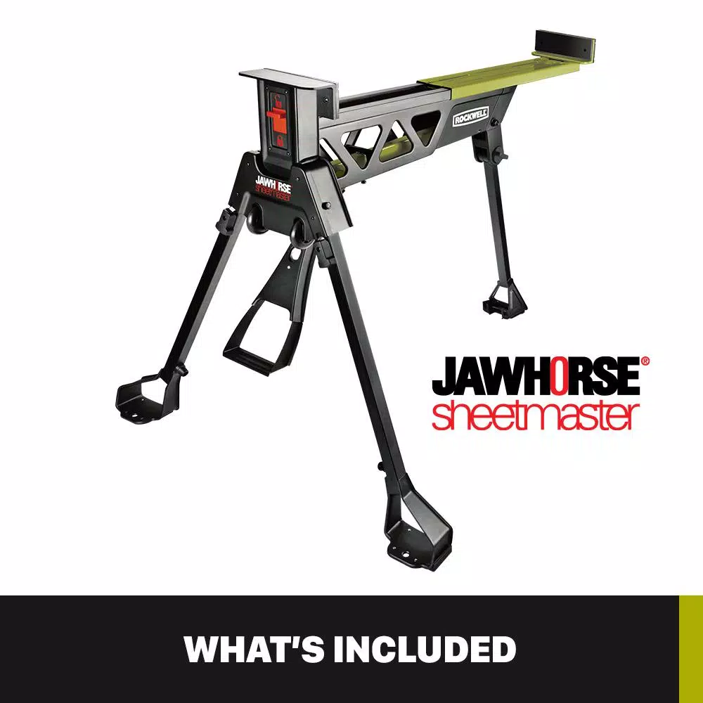 Rockwell JawHorse Sheetmaster Heavy-Duty Multi-Use Work Station and Vice