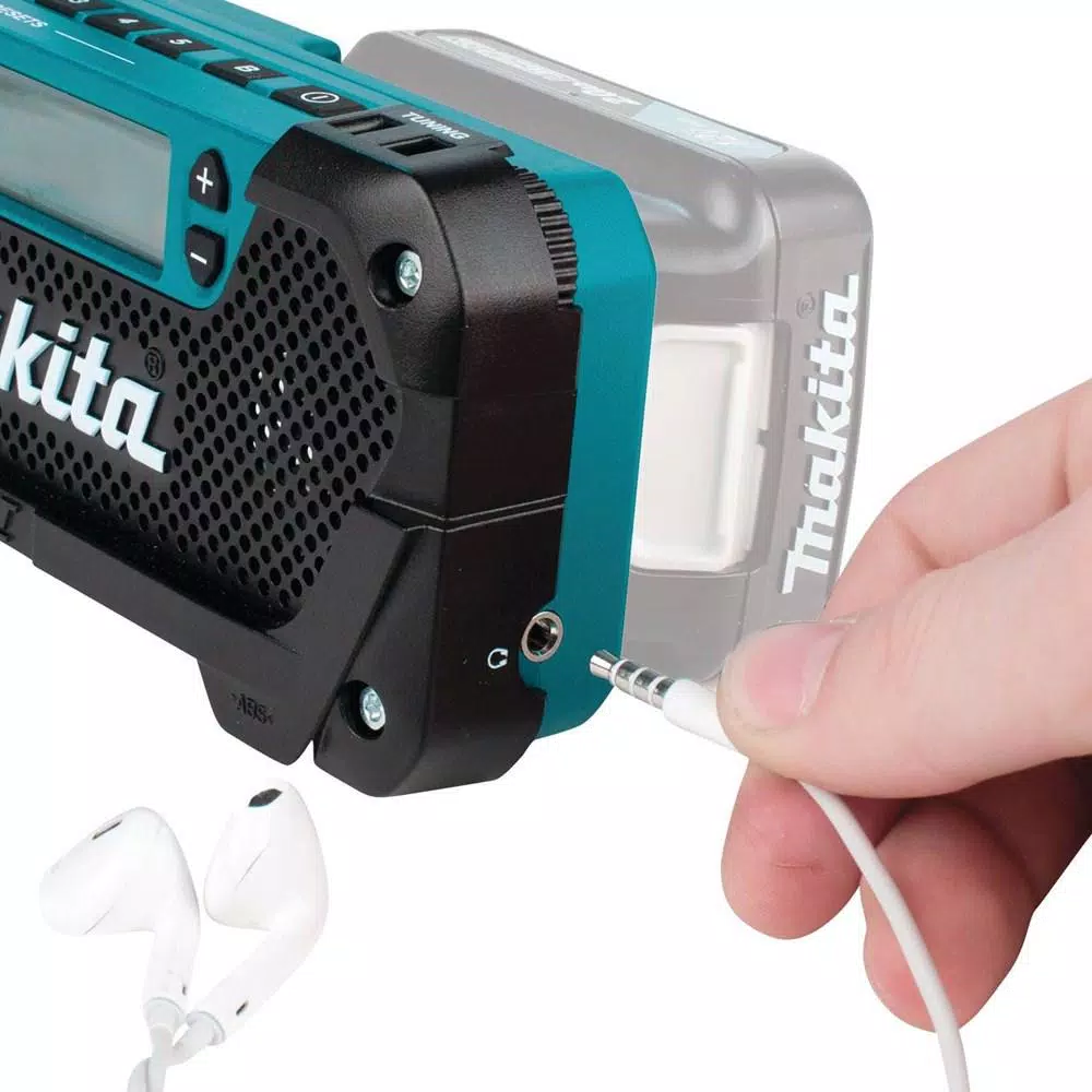 Makita 12V MAX CXT Compact Job Site Radio, MP3/iPod Compatible (Tool Only)