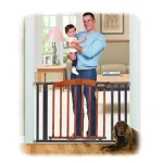 Summer Infant Decorative Wood and Metal Pressure Mounted Walk-Thru Baby Gate, 32 in. Tall thumbnail 3