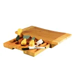 Legacy Concavo Bamboo Cutting Board and Cheese Tools Set with Pull-Out Drawer thumbnail 5