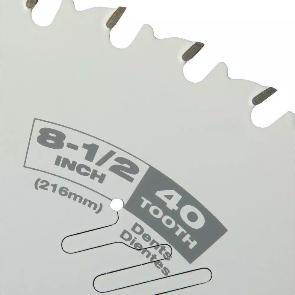 Milwaukee 8-1/2 in. 40-Tooth General Purpose Circular Saw Blade