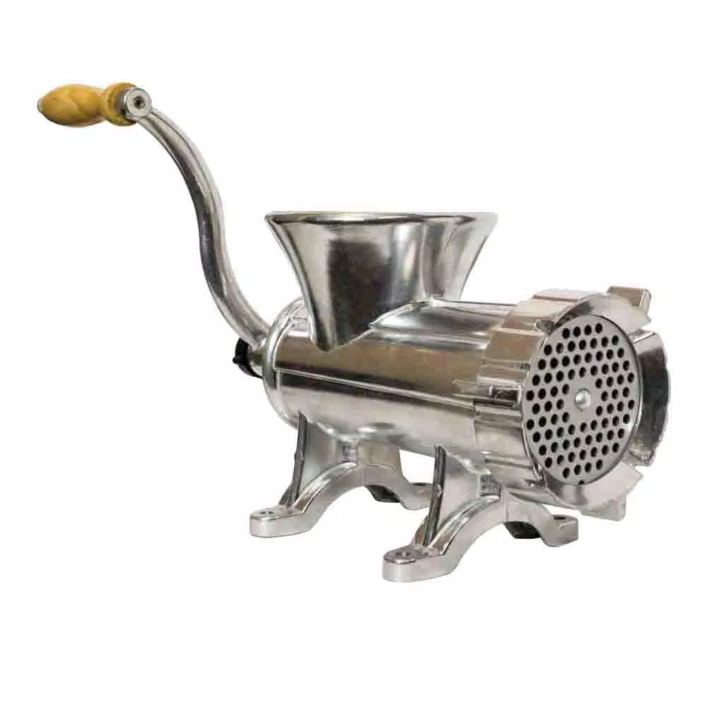 LEM Number 32 Bolt-Down Manual Hand Grinder with Carbon Steel Plates
