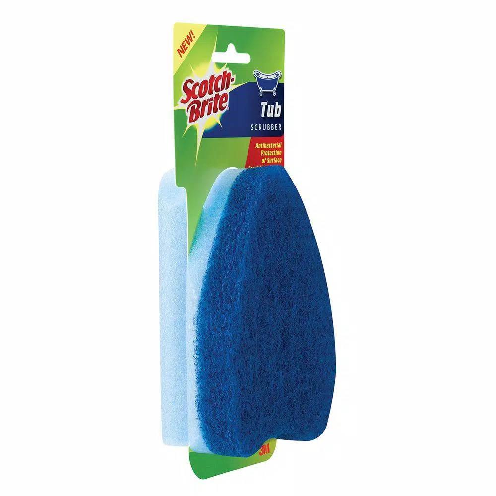Scotch-Brite Non-Scratch Tub Scrubber, Blue (Case of 6)