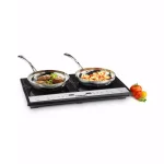 Cuisinart 2-Burner 12 in. Black Induction Cooktop Hot Plate, 1800W Portable Dual Induction Burner thumbnail 2