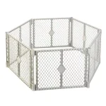 Unbranded North States Super Yard Classic 6-Panel Portable Play Yard, Gray thumbnail 1