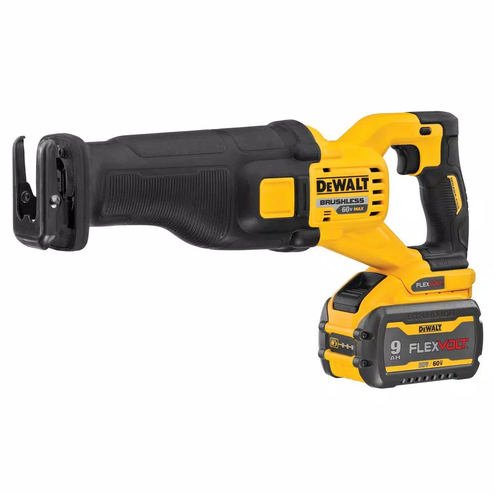 DEWALT FLEXVOLT 60V MAX Cordless Brushless Reciprocating Saw & 6-1/2 in. Circular Saw Combo Kit with (2) 9.0 Ah Batteries