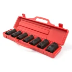 TEKTON 3/4 in. Drive Deep Impact Socket Set, 13/16 in. - 1-1/2 in., 7-Piece SAE Set thumbnail 2