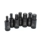 Husky 1/2 in. Drive Hex Bit Impact Socket Set, 14-Piece SAE/Metric thumbnail 4