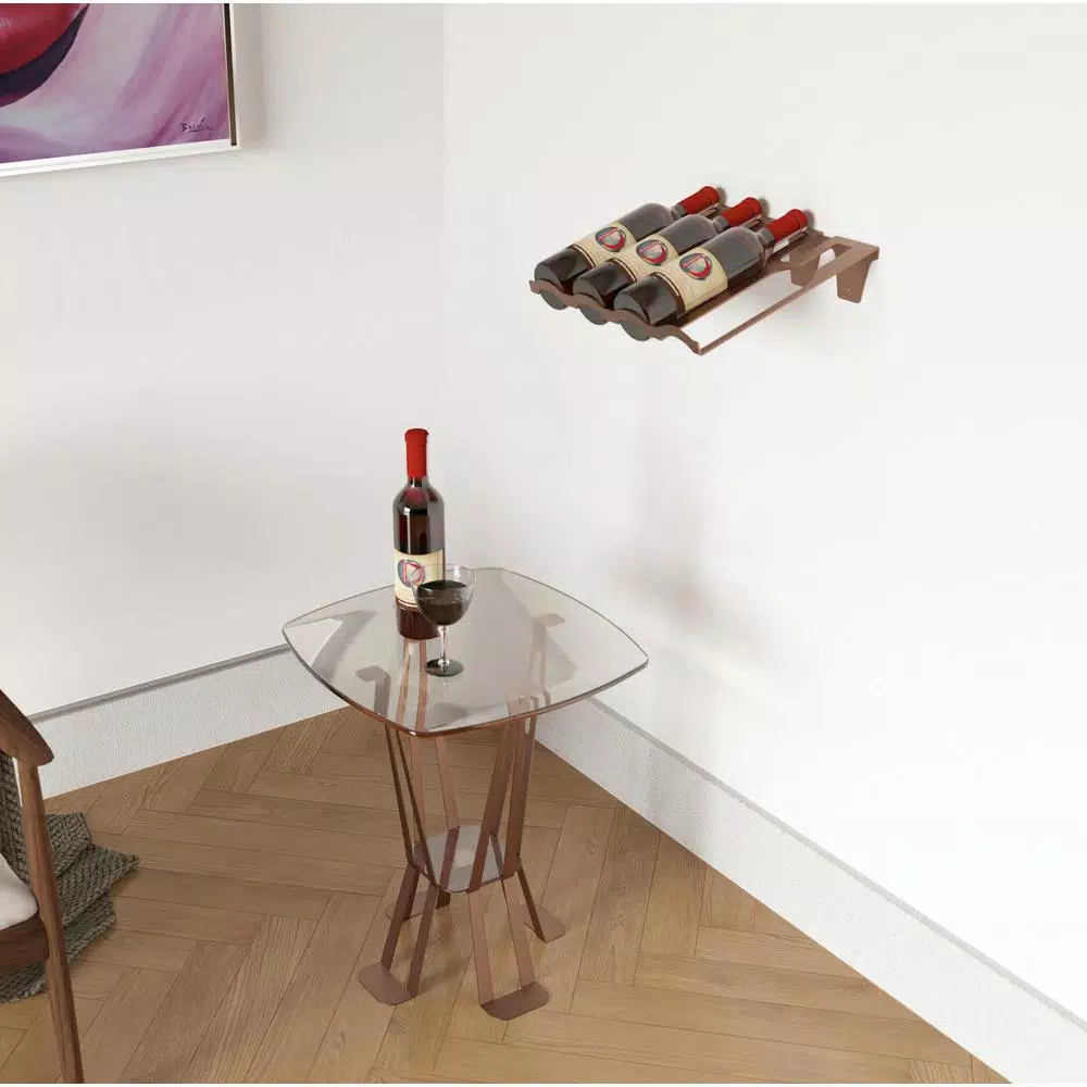 DI PRIMA USA Eagle Edition 4-Bottle Directional Wall Mounted Wine Rack by Di Prima USA