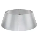 Home Accents Holiday 27 in. Galvanized Steel Christmas Tree Collar, Silver Metal Tree Stand Cover thumbnail 1