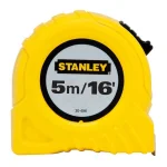Stanley 16 ft. x 3/4 in. Tape Measure, Metric/SAE Dual Scale with Polymer Coated Blade thumbnail 1