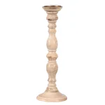 Unbranded Natural Wood Rustic Candle Holder Set of 5, Southwestern Style Candlesticks thumbnail 6