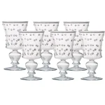Abigails La Boheme Handmade Glass Liqueur Glasses, 3 oz. Bohemian Style (Set of 6) thumbnail 3