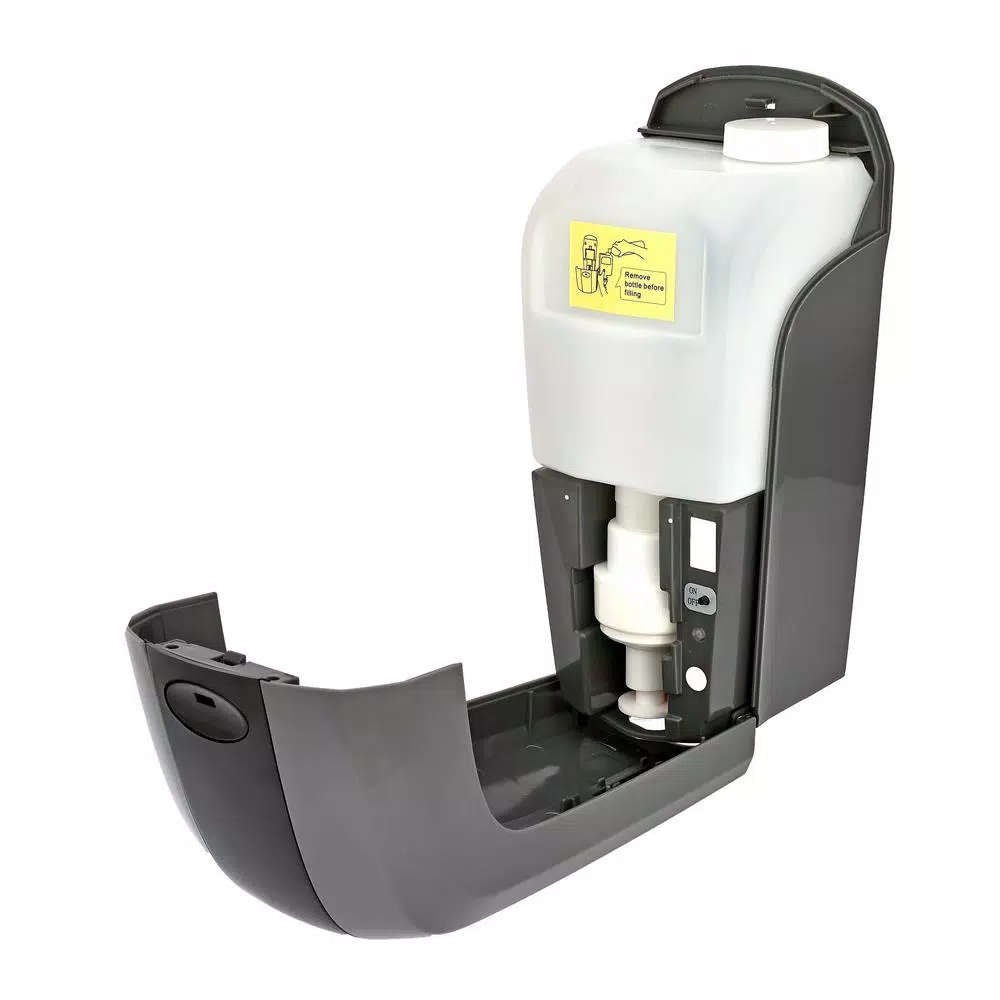 Alpine Industries Aspen Automatic Foam Soap Dispenser, 1000 ml, Wall Mount, Gray