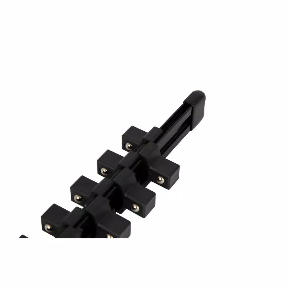 Steelman 42028 1/2 in. Drive Double-Sided Aluminum Socket Storage Rail