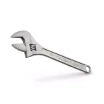 TEKTON 15 in. Adjustable Wrench, Carbon Steel with Satin Chrome Finish thumbnail 1