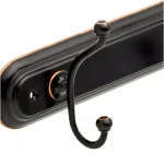 Delta Porter Triple Towel Hook, Oil Rubbed Bronze thumbnail 6