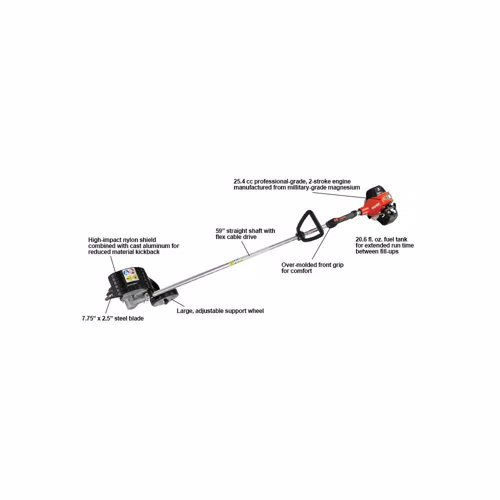 ECHO BRD-2620 X Series 25.4 cc Gas 2-Stroke Bed Redefiner