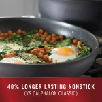 Calphalon Premier 1.5 qt. Hard-Anodized Aluminum Nonstick Sauce Pan with Glass Lid, Black thumbnail 2