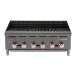 Magic Chef 36 in. Commercial Countertop Radiant Char Broiler, Stainless Steel thumbnail 1