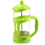 Ovente 8-Cup Green French Press - Heat-Resistant Borosilicate Glass Coffee and Tea Maker with Measuring Scoop thumbnail 2