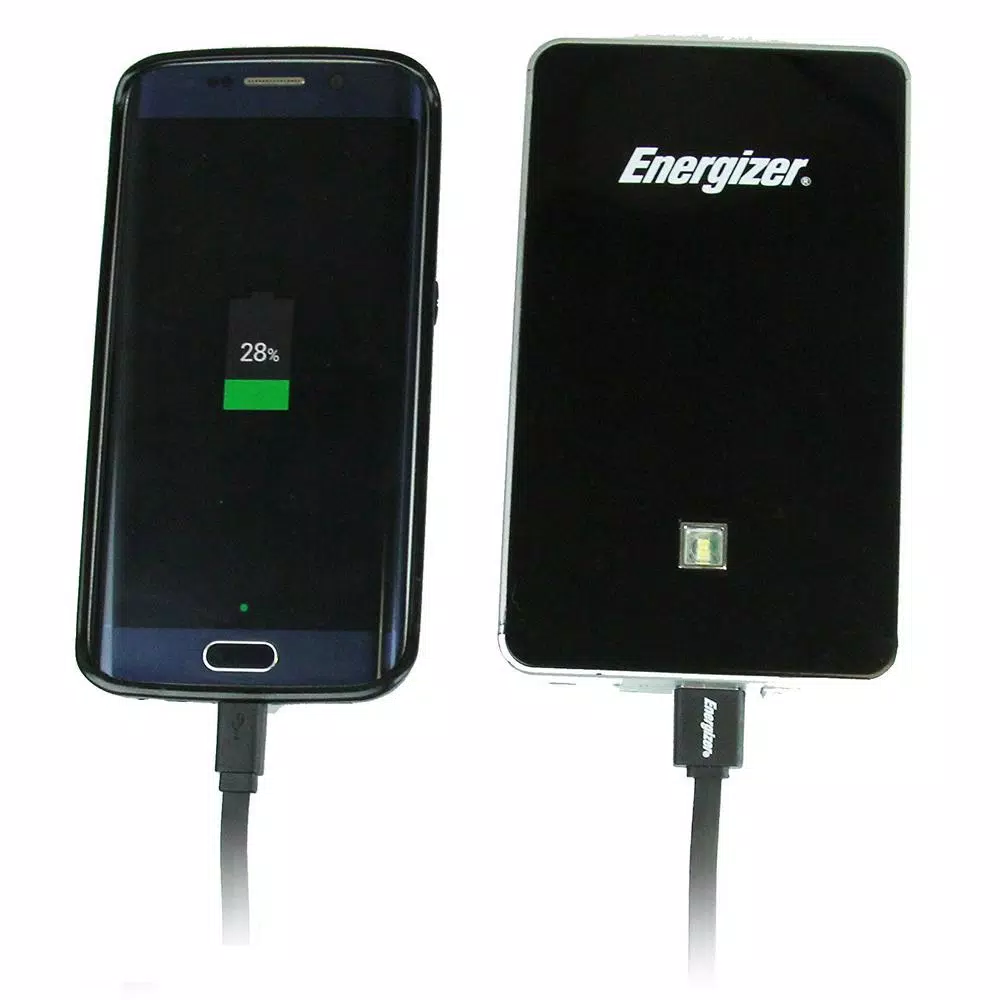 Energizer 7500mAh Lithium Jump Starter and 2.4A Power Bank USB Charger, Pink