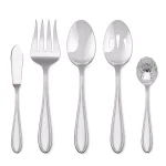 Hampton Forge Lincoln 46-Piece 18/0 Stainless Steel Flatware Set, Service for 8 thumbnail 2