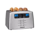 Cuisinart 4-Slice Stainless Steel Wide Slot Leverless Toaster with Motorized Lift thumbnail 3