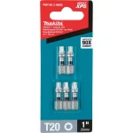 Makita ImpactXPS T20 Torx 1 in. Insert Bits, 5-Pack thumbnail 3