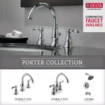 Delta Porter 24 in. Towel Bar, Polished Chrome thumbnail 2