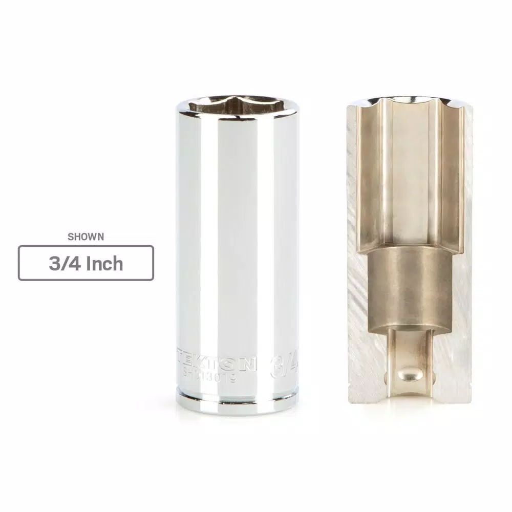 TEKTON 3/8 in. Drive 15/16 in. Deep 6-Point Hex Socket