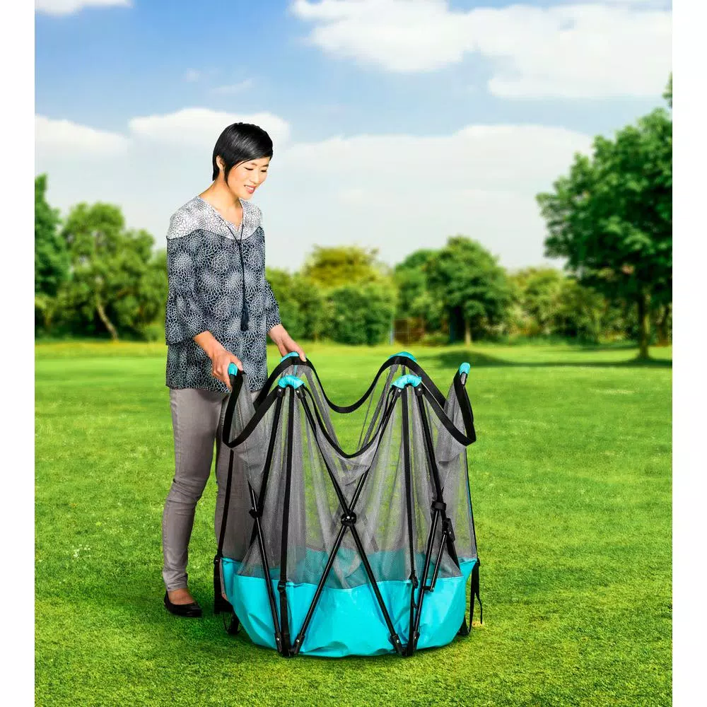 Regalo My Play Deluxe 6-Panel Portable Play Yard, 48 x 26 in, Blue