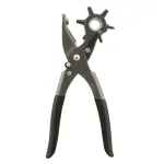 General Tools Revolving Punch Pliers with 6 Hardened Steel Punches for Leather, Plastic, and Canvas thumbnail 1